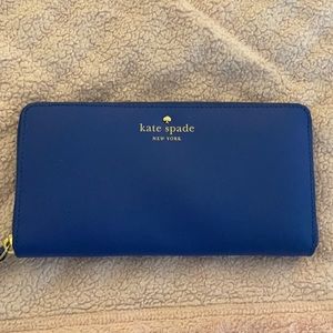 Kate Spade cobalt blue wallet